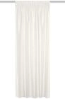 HOMEbasics THERMOVORHANG MIT KOMBIBAND, Polyester, WOLLWEISS, 225 X 135 cm,