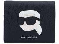 Karl Lagerfeld 235W3237/A999 - k/ikonik 2.0 leather bifld wlt black