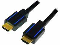 LogiLink Zertifiziertes Premium HDMI Kabel für Ulrta HD bis 18GBit/s, 4K + HDR...