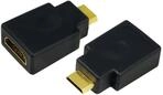 LogiLink AH0009 HDMI High Speed Adapter Buchse auf Mini HDMI Stecker, flache