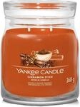 Yankee Candle Signature Duftkerze | Zimtstab mittlere Glaskerze mit Doppeldochten 