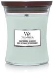 WoodWick | Mittlere Kerze | Sagewood & Seagrass | Tolles Geschenk f&uuml;r Frauen