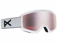 Anon Herren Helix 2.0 with Spare Snowboardbrille, White/Silver Amber, One Size