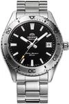 Orient Herren Automatik Armbanduhr in der Farbe Silber mit Armband aus Edelstahl,