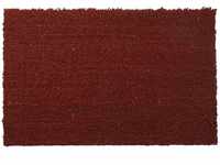 Primaflor Kokos-Fußmatte aus Naturfasern - Bordeaux-Rot - 40 x 60 cm - 17 mm...