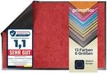Primaflor Schmutzfangmatte CLEAN &ndash; Rot, 60x180 cm | Saugstarke, Schwer entflammbare