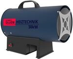 G&uuml;de Akku Gasheizgebl&auml;se GH 18-0 30KW (Edelstahlbrenner, Piezoz&uuml;ndung,