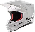 Alpinestars Motocross-Helm S-M5 Wei&szlig; Gr. M