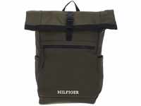 Tommy Hilfiger TH Monotype Rolltop Backpack Army Green
