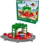 BRIO 33476 Lok-Drehscheibe mit Kontrollbr&uuml;cke