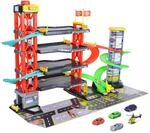 Dickie Toys - 4-st&ouml;ckiges Parkhaus f&uuml;r Kinder ab 3 Jahre (87x52 cm) mit Zubeh&ouml;r -