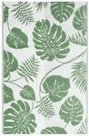 vidaXL Outdoor Teppich Doppellagiges Jacquard-Muster Balkon Terrasse Garten