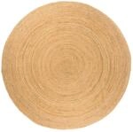 vidaXL Teppich Jute Geflochten Handgefertigt Wohnzimmerteppich Juteteppich