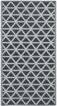 vidaXL Outdoor Teppich Zweischichtiger Jacquard Terrassenteppich K&uuml;chenteppich