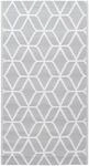 vidaXL Outdoor Teppich Zweischichtiger Jacquard Terrassenteppich K&uuml;chenteppich