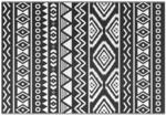 vidaXL Outdoor Teppich Doppellagiges Jacquard-Muster Balkon Terrasse Garten