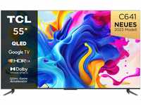 TCL C641 QLED 4K UHD Fernseher 55 Zoll (138cm), 120 Hz Gaming, HDR10+, Dolby Vision,