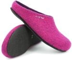 Magicfelt Filzpantoffeln 709 aus Mulesing-freier Merino-Schurwolle &ndash; Handgefertigte