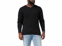 Herren Jack & Jones Dünner Langarm Strickpullover | V-Neck Basic Sweater | Shirt