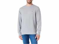 GANT Herren Reg Shield C-neck Sweatshirt, Grey Melange, L EU