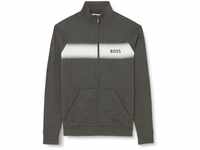 BOSS Herren Authentic JacketZ mit Logo, Medium Grey, XL