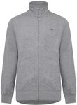 Gant Herren Reg Shield Full Zip Sweatshirt, Grey Melange, M EU