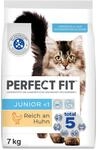PERFECT FIT Junior Trockenfutter f&uuml;r junge Katzen unter 1 Jahr - Huhn, 7 kg (1