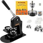 VEVOR Knopfmacher-Maschine, mehrere Gr&ouml;&szlig;en 58 + 25 mm Abzeichen-Stanzer-Set, Kinder