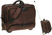 DERMATA Notebooktasche Notebooktrolley 17 Zoll Pilotenkoffer Trolley [ Laptop max. 41