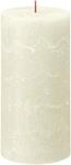 Bolsius Stumpenkerze Soft Pearl &Oslash;100 mm - H&ouml;he 20 cm - perlwei&szlig; - 125 Stunden