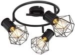 GLOBO Deckenlampe mit beweglichen Spots Industriell Deckenleuchte Wohnzimmerlampe 3