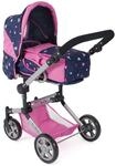 Bayer Chic 2000&reg; 3in1 Kombi Puppenwagen Jara &ndash; Butterfly Navy Pink &ndash; faltbar,