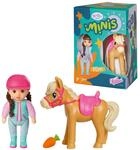 BABY born Minis Pferde-Spielset mit Minis-Puppe Kim und Pferd mit M&ouml;hre, 906149 Zapf