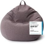 Lumaland Sitzsack Comfort Line | Indoor Beanbag 100x120x50cm mit mehr als 2,4 Mio.