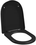 vidaXL Toilettensitz mit Absenkautomatik Quick-Release-Design Toilettendeckel WC Sitz