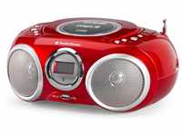 AudioSonic CD-570 CD Stereoradio (MP3, USB 2.0) rot