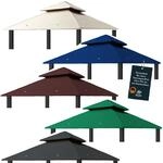 freigarten.de Ersatzdach f&uuml;r Pavillon 334 cm x 334 cm Sand Antik Pavillon