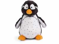 NICI 49310 Kuscheltier Pinguin Stas 16cm schwarz-weiß sitzend-Nachhaltiges Stofftier