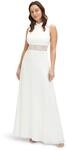 Vera Mont Damen Abendkleid r&uuml;ckenfrei Ivory White,40