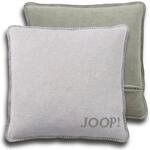 Joop, Kissenh&uuml;lle Uni Doubleface Silber-Jade Baumwolle/Polyacryl, Ma&szlig;e: 50cm x