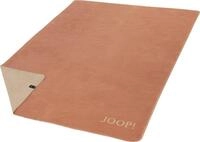 Joop! Wohndecke Uni-Doubleface Baumwollmischung Kupfer/Sand Gr&ouml;&szlig;e 150x200 cm