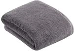 Vossen Vegan Life Badetuch 100 x 150 cm dunkelgrau