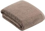 Vossen Vegan Life Badetuch 100 x 150 cm pepplestone