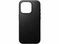 NOMAD Modern Leather Case | für iPhone 15 Pro | Schutzhülle aus Polycarbonat...