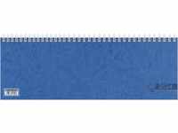 Glocken Wochenkalender 2024 2 Seiten = 1 Woche Blattgröße 29,7 x 10,5 cm blau