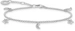 THOMAS SABO Armband Stern & Mond silber 925 Sterling Silber A1994-051-14-L19V