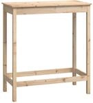 vidaXL Bartisch 100x50x110 cm Massivholz Kiefer