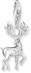 THOMAS SABO Charm-Anh&auml;nger Hirsch silber 925 Sterlingsilber