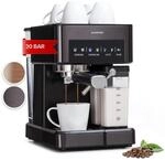 Klarstein Espresso Siebtr&auml;germaschine mit Milchaufsch&auml;umer, 1,8L