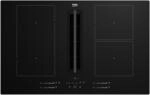 Beko TABLE DE CUISSON ASPIRANTE HIXI84700UF Schwarz Glaskeramik Induktion Digitaler